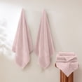 thumbnail image 5 of Modern Threads Aircloud 6-Piece Cotton Bath Towel Set, Blush, 5 of 12