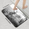 thumbnail image 3 of 1pc Deer in Monochrome Landscape Bathroom Rug Bathroom Decor and Qccessories- Durable,Anti Slip,And Quick Drying,Suitable For Indoor/outdoor Use - Perfect For Bathrooms,Bedrooms,Kitchens, 3 of 9