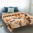 thumbnail image 4 of Giraffe Blanket Soft Cozy Warm Throw Blanket for Couch, Plush Fuzzy Flannel Fleece Blankets for Sofa, Red Love Heart Farmhouse Animals Bed Blankets Lightweight Gifts for Women, 32"x48", 4 of 9