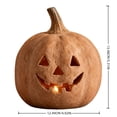 thumbnail image 3 of Halloween Decorations Pumpkin Candle Holder Lantern Vintage Autumn Farmhouse Table Decoration for Fall Home Indoor Outdoor Front Porch Mantel, 3 of 7
