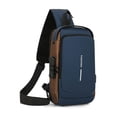 thumbnail image 1 of Mochila Cruzada Antirrobo Impermeable Mariconera De Viaje Para Hombre Xtellar cafe, 1 of 3