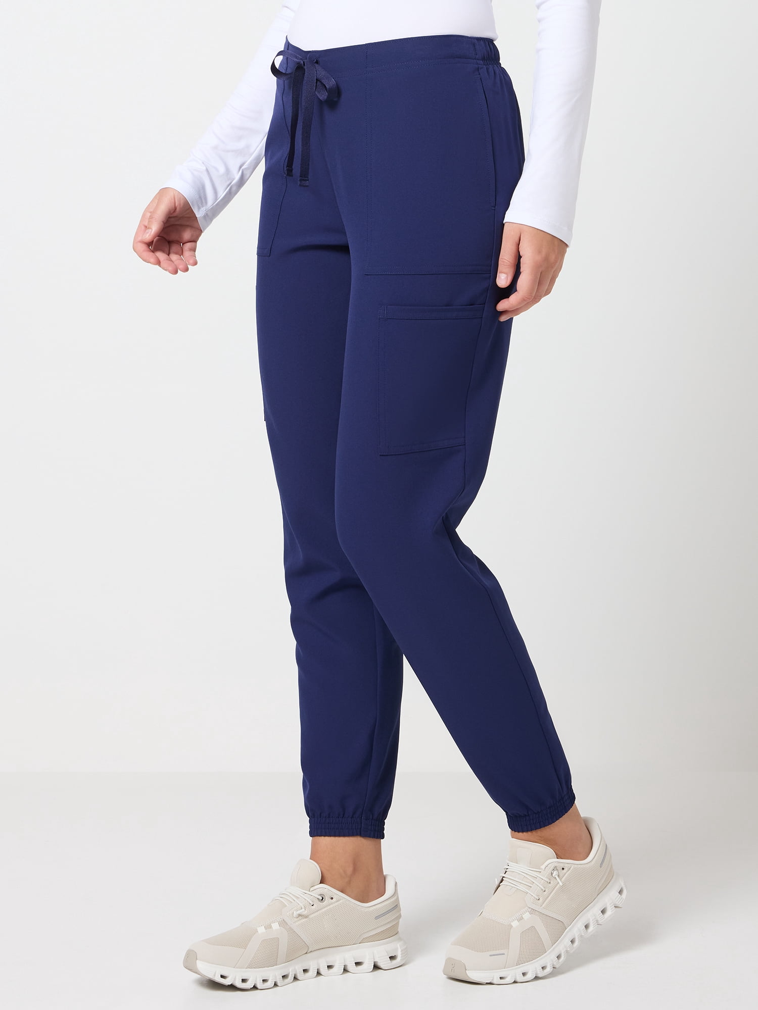Scrubstar Core Essentials Women’s Drawstring Cargo Jogger Scrub Pant, Sizes XS–3XL