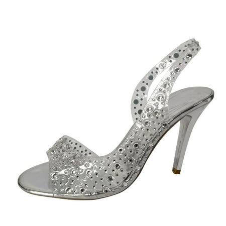 

adviicd Heels Sandals for Women Animal Print High Heels for Women Ladies Fashion Summer Rhinestone Fish Mouth Pointed Womens Shoes High Heels Stilettos