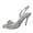Silver, variant on Vedolay Pumps For Summer High Heels for Women,Women's Clip Toe Ankle Buckle Strap High Heels Shoes,Silver 7
