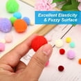 thumbnail image 3 of Uxcell 140Pcs Pom Poms de 1pulgada para Suministros de Arte DIY Creativo, Colorido, 3 of 6