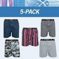 thumbnail image 2 of Badger Smith - Men's Boxer Shorts, Comfortable Cotton Boxers, 100% Cotton Print Multicolor Boxers for Men, Multi Pack - Large, 2 of 12