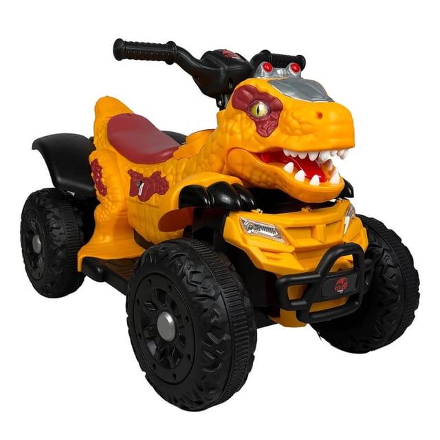 Cuatrimoto Electrica Trendy Kids Dino Racer 6V Anaranjado