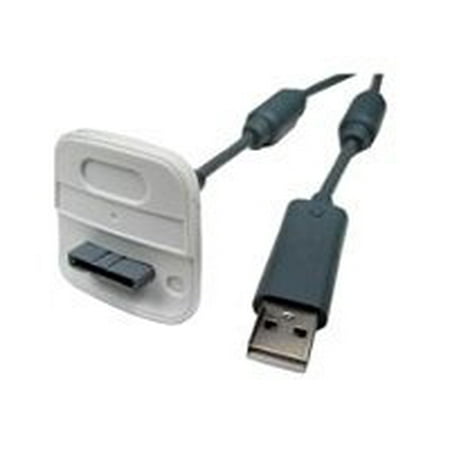 Cables Unlimited Hardcore Gaming Play and Charge Kit - Charging / data cable - USB male to Xbox 360 controller connector male - 6 ft - for Xbox 360