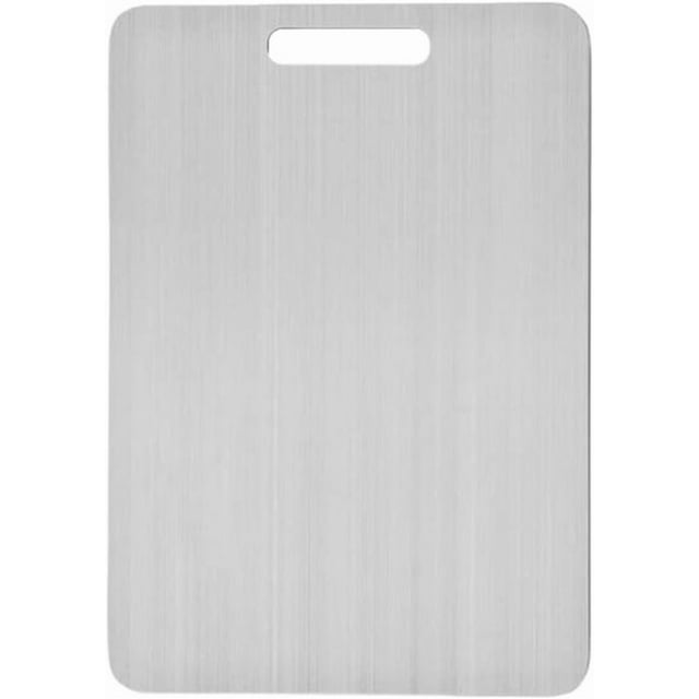 Titanium Cutting Board Double-Sided Titanium Kitchen Chopping Board Cutting Mat Portable Serving Tray for Vegetable(Large)