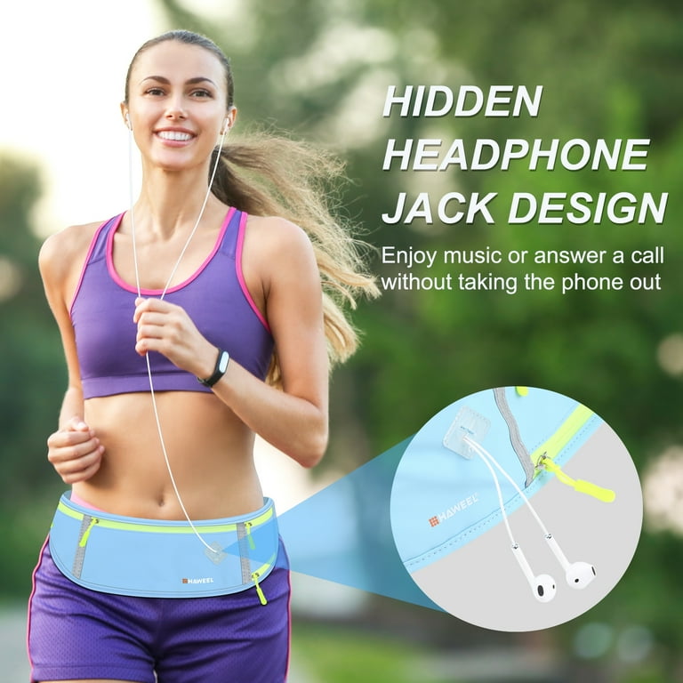 HAWEEL Running Belt Waist Fanny Pack Bag Sports Waterproof Waist Phone Pocket - Walmart.com