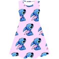 thumbnail image 3 of MINISO Robe de Princesse Disney Stitch Robe d'Anniversaire pour Enfants Robe de Princesse pour Filles Tenue de Fête d'Anniversaire Tendance, 3 of 5