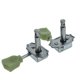 thumbnail image 2 of Teclas de afinación de guitarra Wilkinson Chrome con botón verde 3x3, 2 of 8