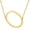 Gold O, variant on Women's Men's Stainless Steel Big Initial 26 Letter A to Z Pendant Necklaces Alphabet Personalized Charm Chain Necklace Silver A