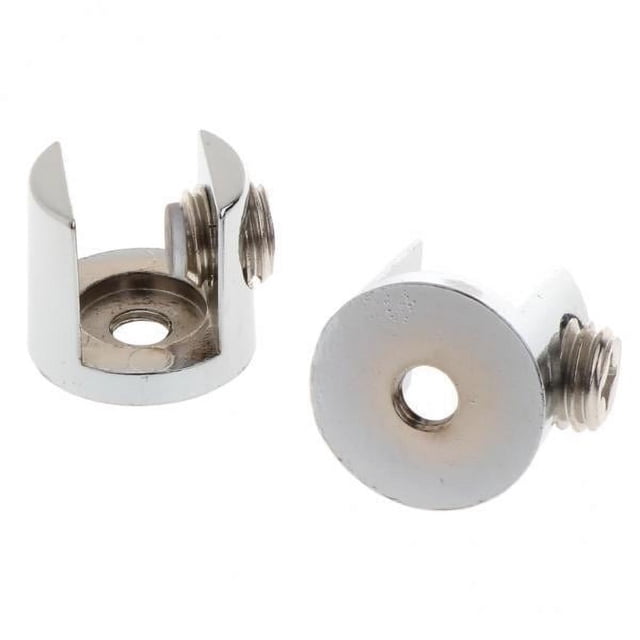 2-4 Packung 2 piezas de forma cilíndrica abrazadera de ajustable soporte de estante soportes C