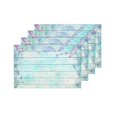 thumbnail image 4 of MKHERT Boho Style Blue Wood with Arrows Placemats Table Mats for Dining Room Kitchen Table Decoration 12x18 inch,Set of 4, 4 of 4