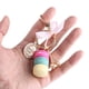thumbnail image 4 of Llavero colorido y lindo de la Torre Eiffel de macarrón, llavero, bolso, colgante, decoración del encanto del coche (rojo rosa), 4 of 5