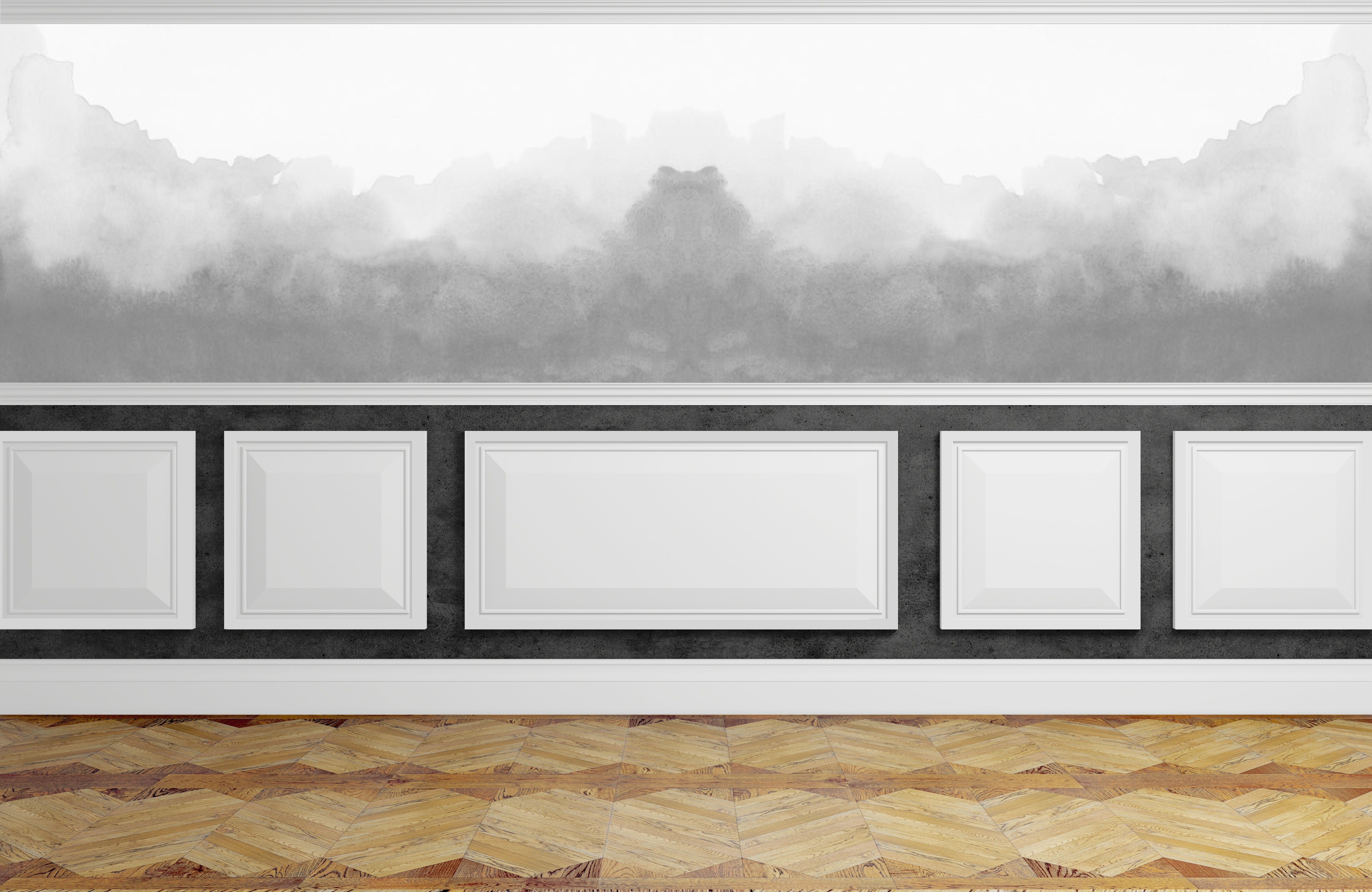 Ekena Millwork 40"W x 12"H x 5/8"P Harrison Raised Panel Decorative Wall Panel