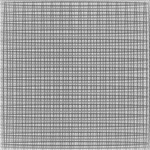 Ahgly Company Machine Washable Indoor Square Transitional Platinum Silver Gray Area Rugs, 4' Square
