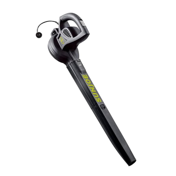 Soplador eléctrico de hojas Sun Joe SBJ597E, motor de 6 amperios, 155 MPH