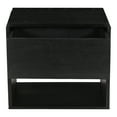 thumbnail image 2 of Moe's Home Collection Quinton Wood Nightstand Black in Black, 2 of 4