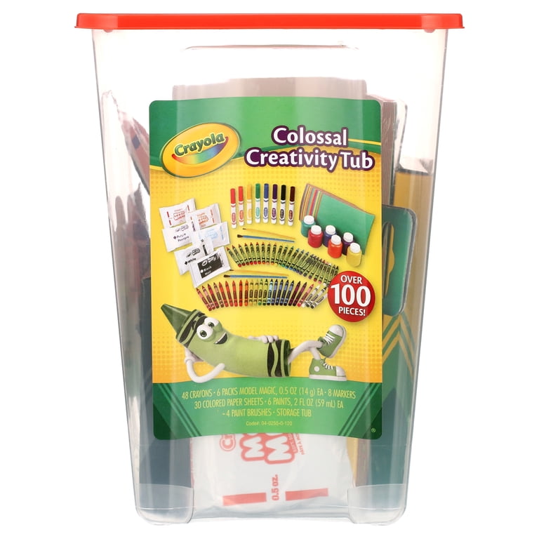 Crayola Creativity Tub, 102-Piece Art Supply Set photo 3
