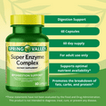 Spring Valley Super Enzyme Complex Dietary Supplement Capsules for ...
