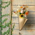 thumbnail image 3 of Wall Hanging Planter Vase Napkin-Shaped, Wall Hanging Decor Pocket Planter for Indoor Fake Plants Greenery Flowers, livingroom Bedroom Kitchen Home Office Decoration, 3 of 6