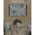 thumbnail image 6 of Outdoor TV Cover 70 to 75 Inch Weatherproof, Sage Green Farmhouse Plaid Waterproof TV Screen Protector for Outside Decor with Zipper and Pocket 68"L x 42"H , Summer Gnome Eucalyptus Leaves, 6 of 7