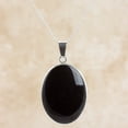 thumbnail image 3 of NOVICA Reversible black jade pendant necklace, 'Black Tikal Toucan', 3 of 6