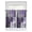 Purple Gray, variant on Teal Grey Kitchen Curtains 54 Inches length, Abstract Art Oil Painting Modern Geometric Window Treatment Curtain Drapes, Decorative Window Curtains for Bedroom Cafe, 52"x54", 2 Panels