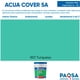thumbnail image 2 of PINTURA VINILICA ACUA COVER COLOR TURQUESA MATE ACUARIO CUBETA, 2 of 5