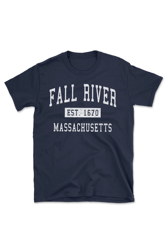 Fall River Massachusetts Classic Established Men's Cotton T-Shirt
