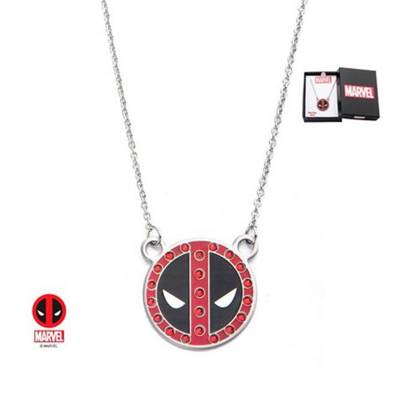 Collier Deadpool Et Wolverine - 2 Pièces, Pendentif Masque, Chaîne 60 Cm, Alliage Métal, Pour Homme Et Femme