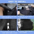 thumbnail image 7 of Car Camping Tailgate Mesh Screen for SUV, Magnetic Car Tailgate Mosquito Net with Zipper, Universal SUV/MPV Tailgate Back Door Mosquito Net Car Camping Essentials (58" L x 57" H, Black), 7 of 7
