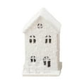 thumbnail image 2 of Mini Christmas Wooden House LED Farmhouse Snow View Ornament Christmas Indoor Decor Town Xmas Light-Up Village Scene Decorations(1PCS), 2 of 7