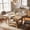 Annual ring, variant on MERXENG Square Dining Table with Storage, Triangular Supports, Black