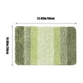 thumbnail image 2 of Hwkond Mats for Bathroom, Indoor Door Mat Non Slip Absorbent Dirt Trapper Entrance Mat Washable Inside Floor Mat Sturdy Soft Entry Doormats For Entryway,Green, 2 of 7