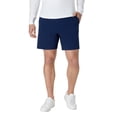 thumbnail image 1 of Shorts de jersey para hombre Hanes con bolsillo, color azul marino, talle mediano, 19 cm, 1 of 8