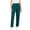 Army Green, variant on Women's Scrubs Pants Solid Color Elastic Waist Nursing Worker Straight Pants