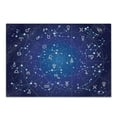 thumbnail image 1 of Astrology Cutting Board, Constellation of Zodiac and Planets Original Coordinates of Celestial Body Pattern, Decorative Tempered Glass Cutting and Serving Board, Small Size, Dark Blue, by Ambesonne, 1 of 1