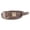 Brown/Gold, variant on CTM Skinny Leather Dress Belt with Keeper Detail (Women)