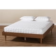 thumbnail image 6 of Belen Kox Baxton Studio Rina Mid-Century Modern Ash Wanut Finished Queen Size Wood Bed Frame, 6 of 9