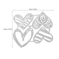 thumbnail image 5 of Alvinma 1 Set of Heart Metal Die Cuts for Card Making Cutting Dies Stencil Scrapbooking Cut DIY, 5 of 7