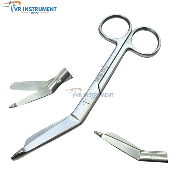 VR Instrument Supply Lister Bandage Scissors 5.5-Inch Stainless Steel Shears Cut Through Bandages, Dressing, Tape, Gauze, Clothing