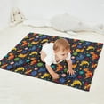 thumbnail image 2 of Colorful Dinosaurs Astronauts Planets Pattern Blanket,Comfortable Soft Lamb Wool Throw Blanket,All Season,Warm Lightweight Blankets for Sofa Bed Couch Living Room Chair,30"x40", 2 of 4