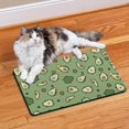 thumbnail image 2 of Pet Feeding Mat 16x24 Inch with Green Avocado Pattern, Durable Waterproof Dog Food Mat, Absorbent, Non-Slip, Quick Dry, Washable, Easy Clean Mat for Dogs and Cats, 2 of 6