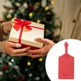 thumbnail image 4 of Unique Bargains 1 Pc Solid Color Luggage Tag for Travel PU Red, 4 of 5
