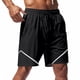 thumbnail image 5 of Pantalones Elásticos de la Cintura de los Hombres de Color Sólido Moda Casual con Bolsillos Encaje de la Cintura Pantalones Cortos, Pantalones Cómodos para Diarios, 5 of 8