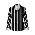 thumbnail image 6 of Vetsdori Satin Shirts for Women Silk Trendy Button down Collar Long Sleeve,Fashion Blouses Womens Tops, 6 of 6