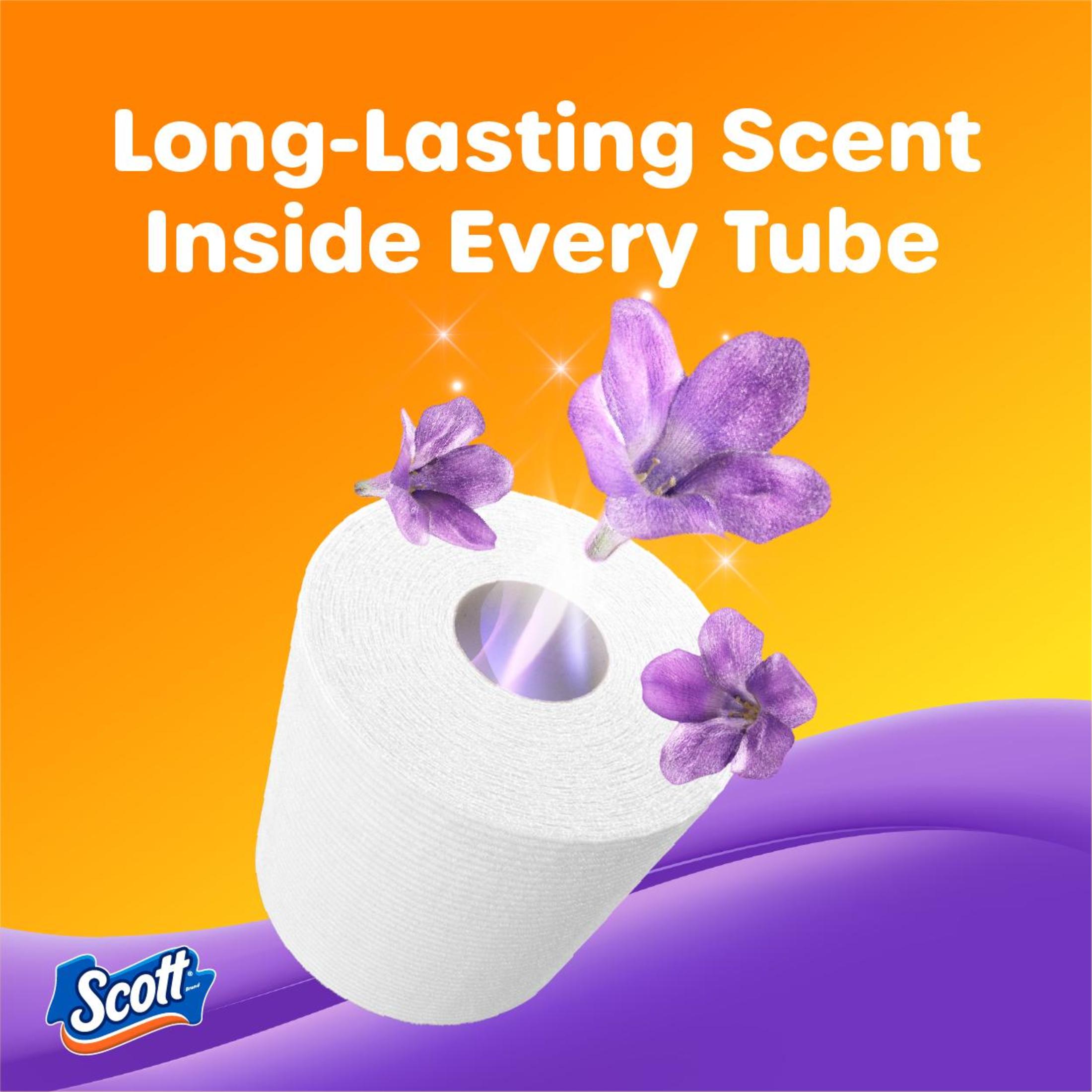 Scott ComfortPlus Toilet Paper with Lavender, 12 Mega Rolls photo 4
